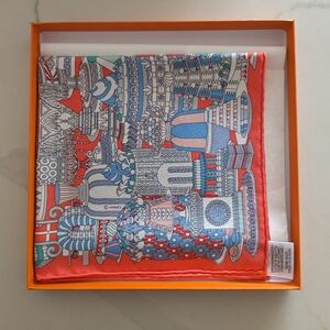 Hermes Scarf Gavroche Patisserie 45